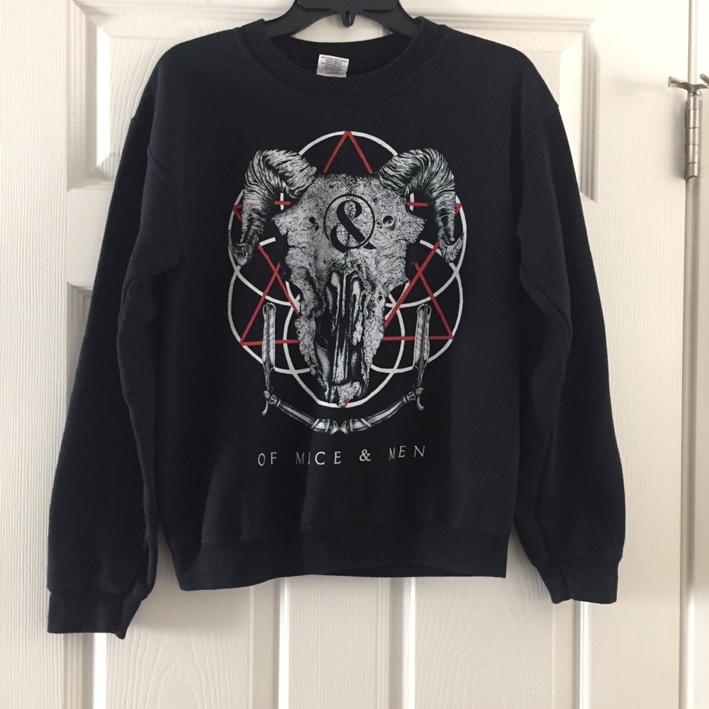 Of mice & men band crew neck
